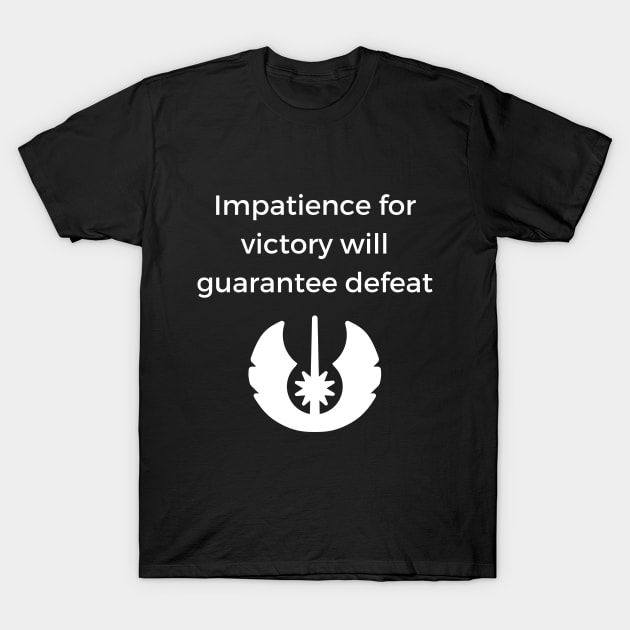 Impatience Among the Stars T-Shirt by TalesfromtheFandom